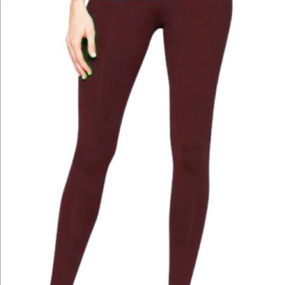 Matty M leggings in dark purple / merlot, sz Small